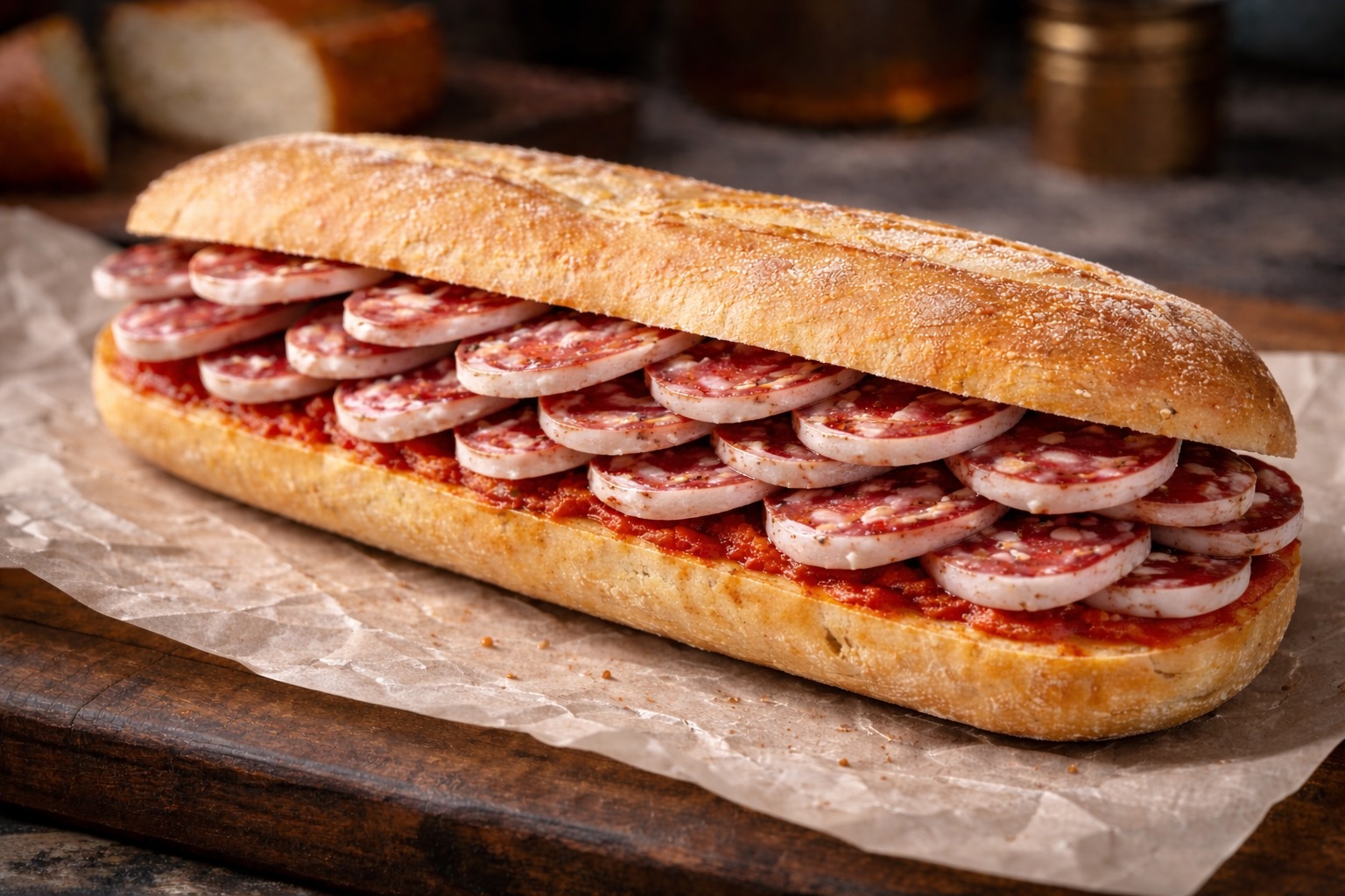 Barcelona – Fuet Sandwich