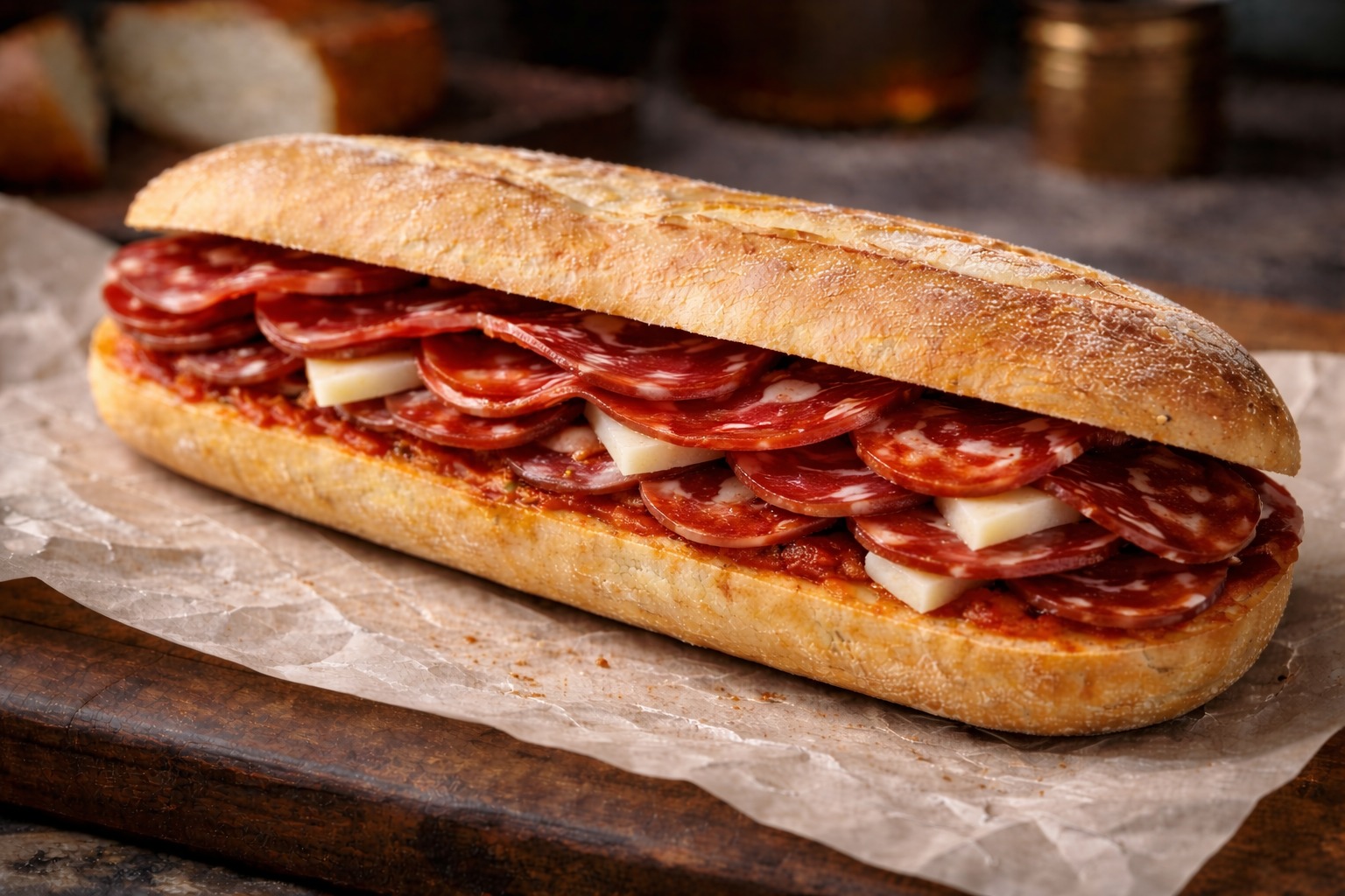 Granada – Chorizo & Cheese Sandwich